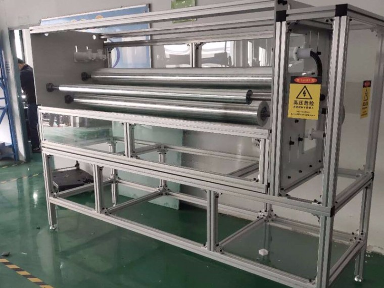 存放熔噴布使用哪種材料的倉儲貨架？澳宏提供全套鋁型材貨架方案！